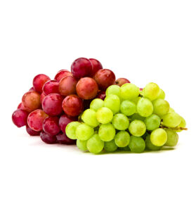 green-red-grape-isolated-white